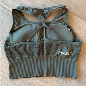 Gymshark Khaki Green Sports Bra